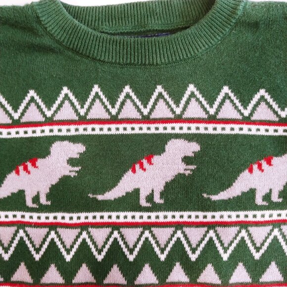 Andy & Evan Fair Isle Dinosaurs Sweater 3T - Picture 4 of 8